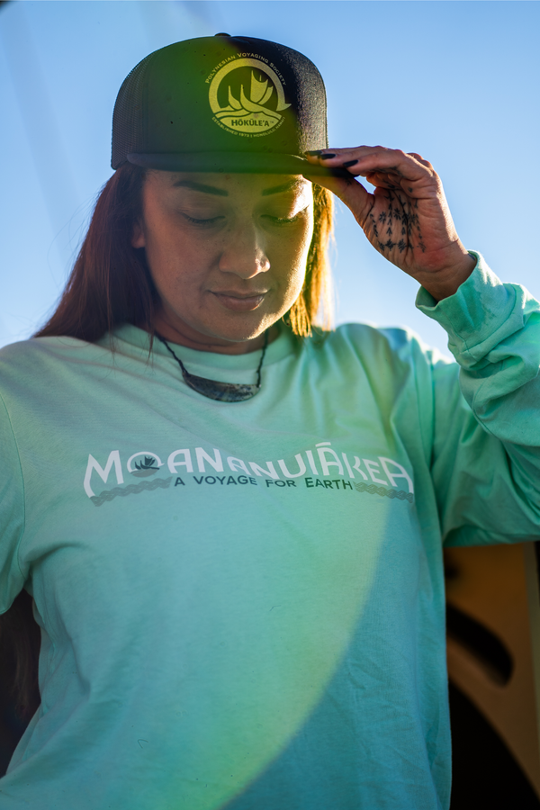 Moananuiākea Voyage - Long Sleeve Shirt (Mint Green)