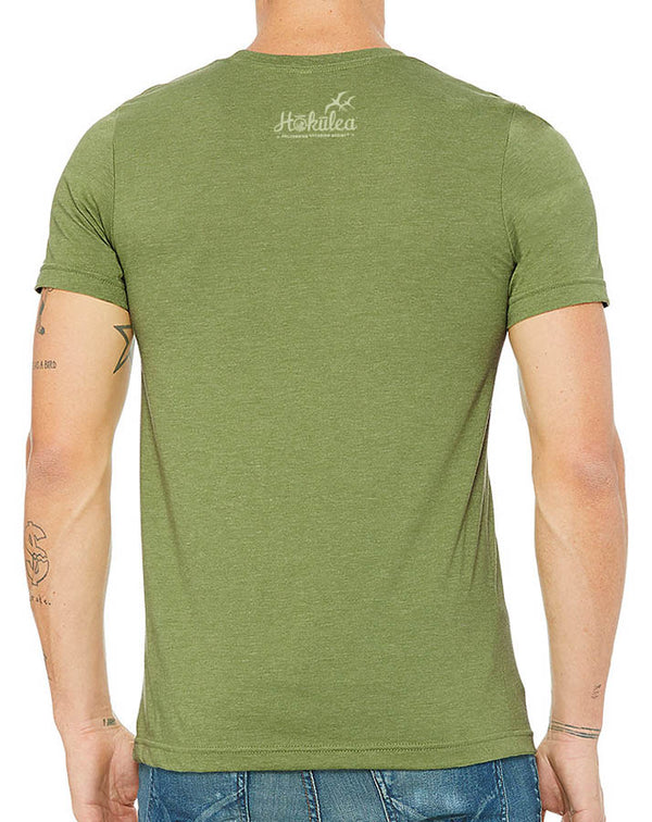 Hōkūleʻa Circle Script - T-Shirt – Heather Green