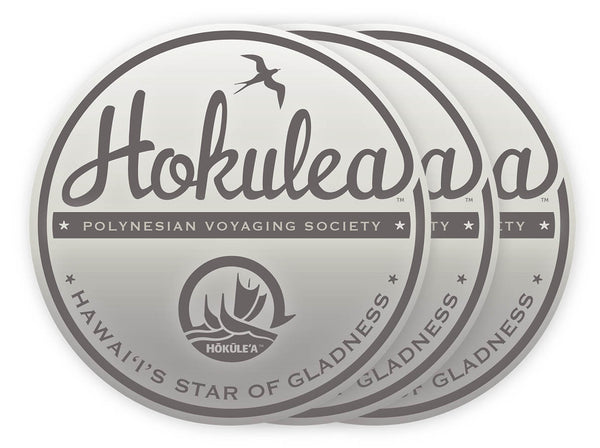4" Sticker – Hōkūleʻa Circle Script